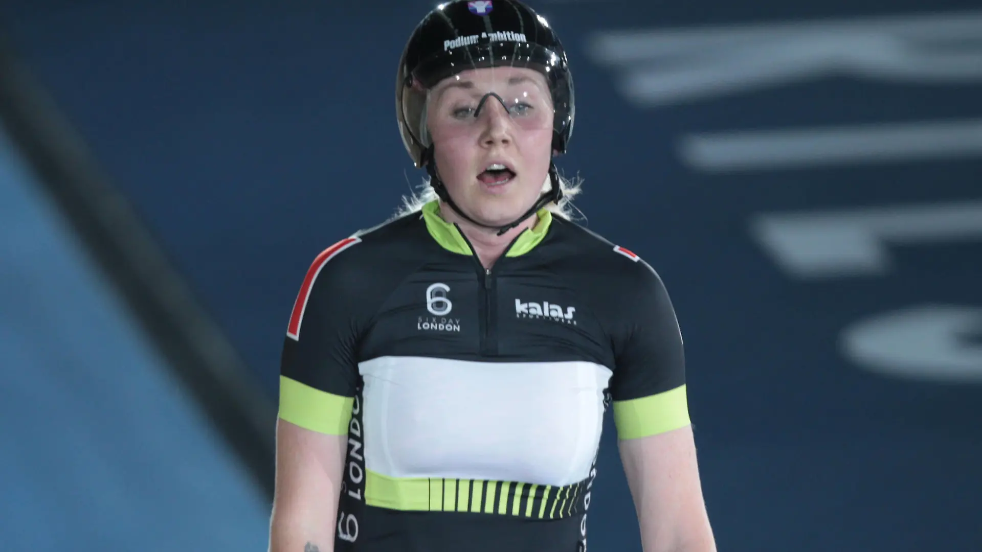 Mandatory Credit: Photo by Kieran Galvin/Shutterstock 7566457n Katie Archibald GBR winner of the 10km Points Race during day six of the Six Day London Cycling Event Six Day London Cycling Event at the Velodrome, Lee Valley Velopark, Queen Elizabeth Olympic Park, London, UK - 31 Oct 2016 Six Day London Cycling Event at the Velodrome, Lee Valley Velopark, Queen Elizabeth Olympic Park, London, UK - 31 Oct 2016 PUBLICATIONxINxGERxSUIxAUTXHUNxGRExMLTxCYPxROMxBULxUAExKSAxONLY Copyright: xKieranxGalvin/Shutterstockx 7566457n