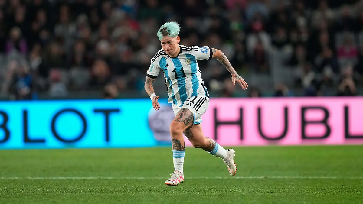 July 24 2023: Yamila Rodriguez Argentina looks on during a Group G - FIFA Women s World Cup Australia & New Zealand 2023 game, Italy vs Argentina, at Eden Park, Auckland, New Zealand. /CSM Auckland New Zealand - ZUMAc04_ 20230724_zma_c04_199 Copyright: xKimxPricex