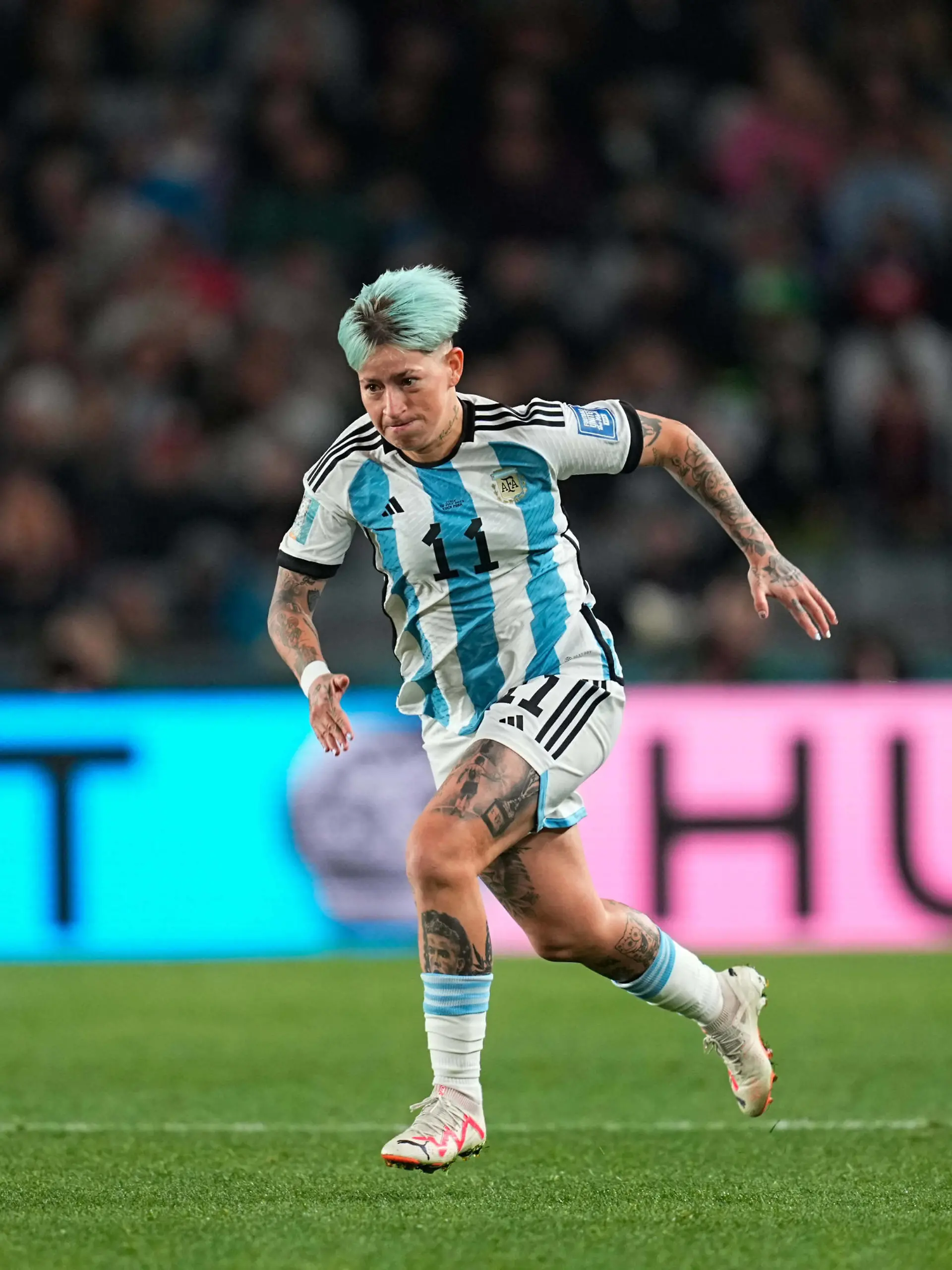 July 24 2023: Yamila Rodriguez Argentina looks on during a Group G - FIFA Women s World Cup Australia & New Zealand 2023 game, Italy vs Argentina, at Eden Park, Auckland, New Zealand. /CSM Auckland New Zealand - ZUMAc04_ 20230724_zma_c04_199 Copyright: xKimxPricex