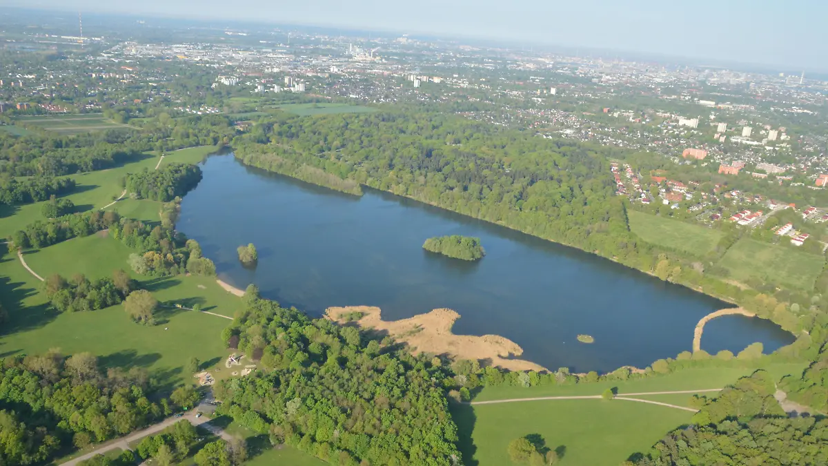 Die Behörden haben ein sofortiges Badeverbot für den Öjendorfer See ausgesprochen. Grund ist die aufgrund der Wärme massieve Blauaalgenbildung. Diese Algen können bei Mensch und Tier Allergien, Hautreizungen und Übelkeit auslösen / 280722