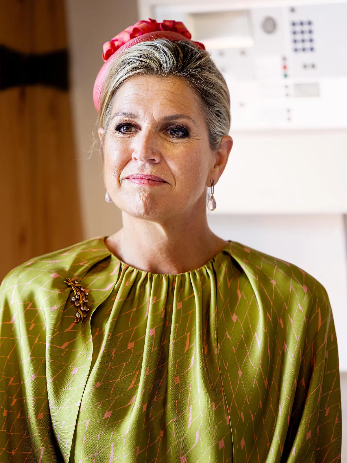 Queen Maxima of The Netherlands at Erfgoedpark Loosduinen, on June 23, 2023, to attend the celebration of the 100th anniversary of the Loosduinen Commission, she visit the museum, mill the Korenaer and football youth OBS Houtwijk