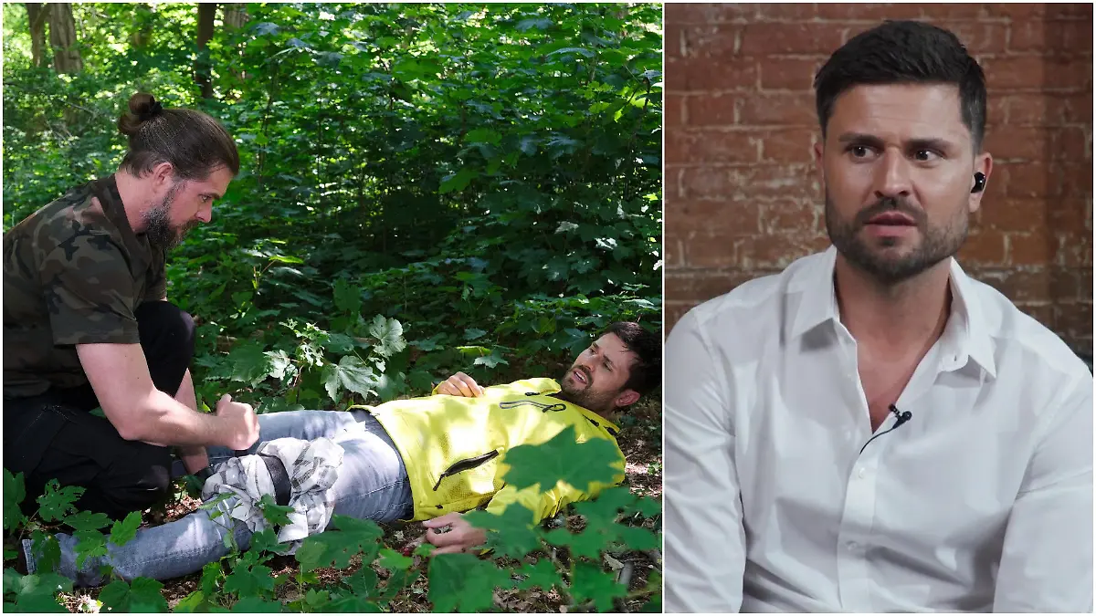 Milos Vukovic über Pacos dramatische Szene im Wald "Unter uns"-Backstage-Interview