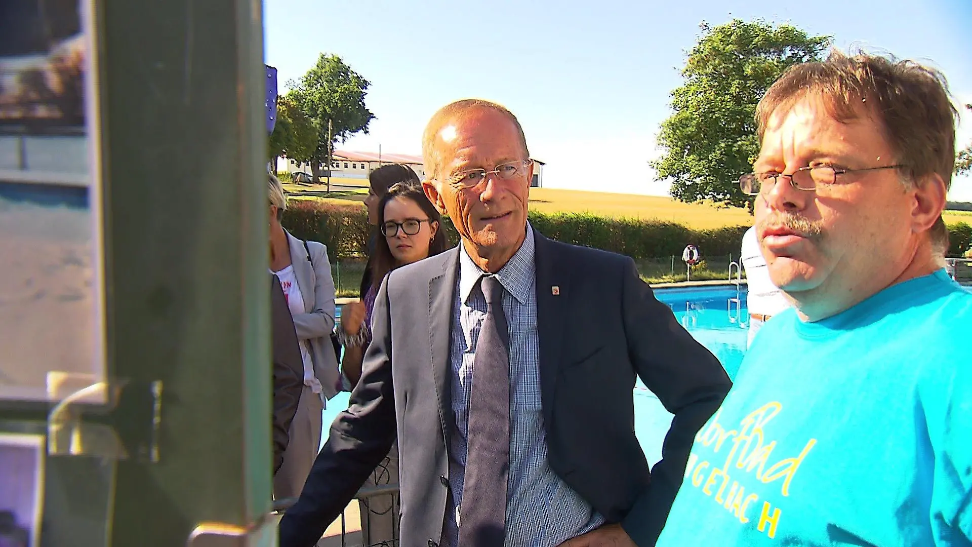 Axel Wintermeyer im Dorfbad Lingelbach.