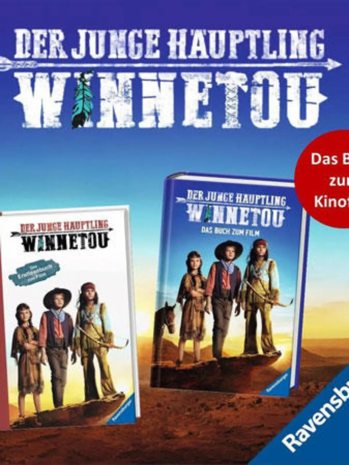 Die Bücher "Der junge Häuptling Winnetou" zum gleichnamigen Film werden wohl nicht viele Kinder lesen.