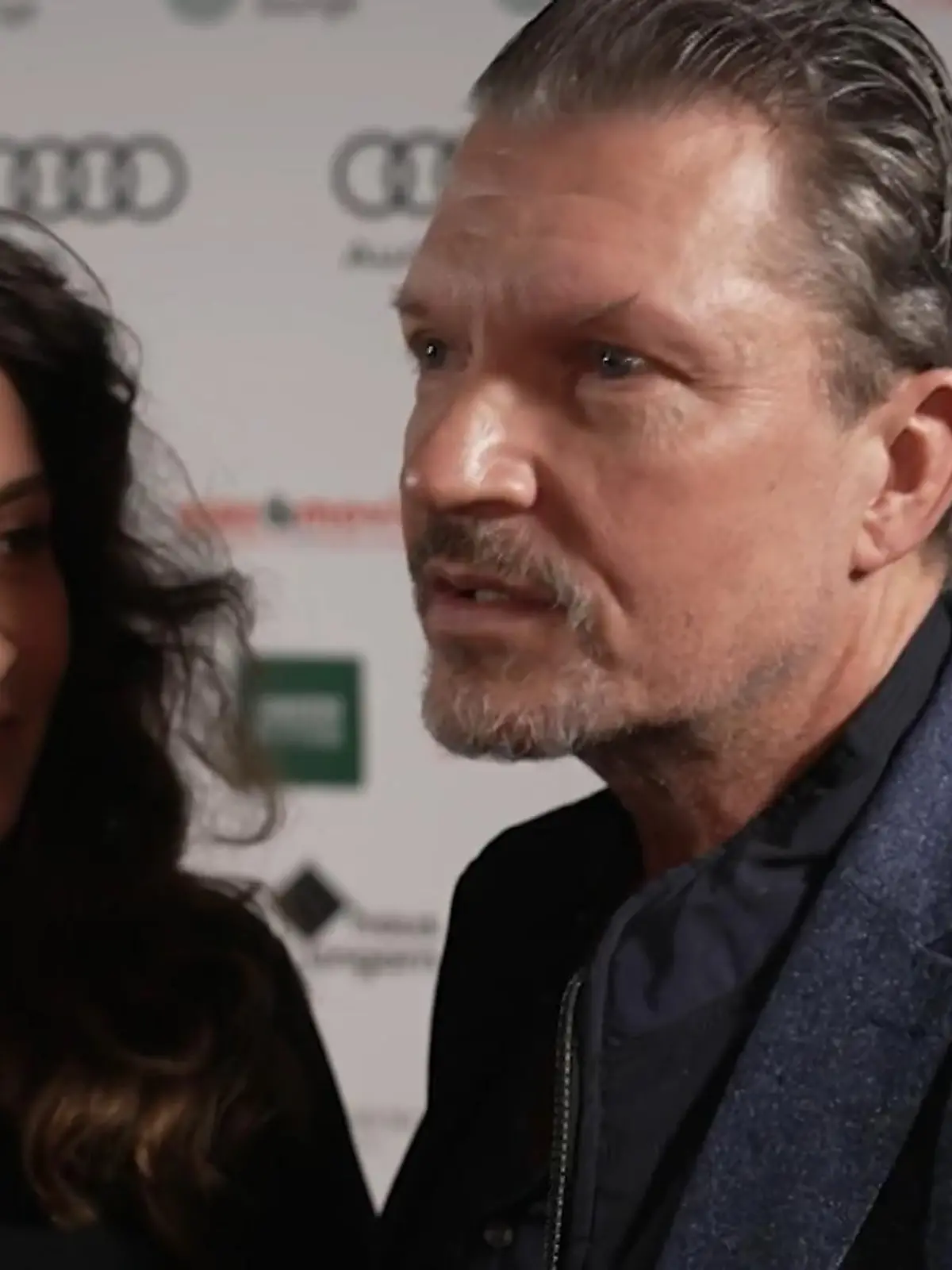 Hardy Krüger jr. mit seiner Frau Alice im RTL-Interview.