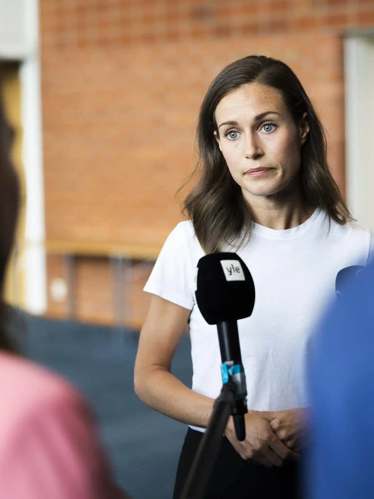 Prime Minister of Finland Sanna Marin (SDP) answering media questions on Thursday August 18, 2022 in Kuopio Finland before the start of the Social Democratic Party's parliamentary group summer meeting. Videos of Prime Minister Sanna Marin partying with various Finnish celebrities and public figures have spread throughout social media. LEHTIKUVA / MATIAS HONKAMAA - FINLAND OUT. NO THIRD PARTY SALES. Prime Minister of Finland Sanna Marin (SDP) answering media questions on Thursday August 18, 2022 in Kuopio Finland before the start of the Social Democratic Party's parliamentary group summer meeting. Videos of Prime Minister Sanna Marin partying with various Finnish celebrities and public figures have spread throughout social media. LEHTIKUVA / MATIAS HONKAMAA - FINLAND OUT. NO THIRD PARTY SALES.  / action press