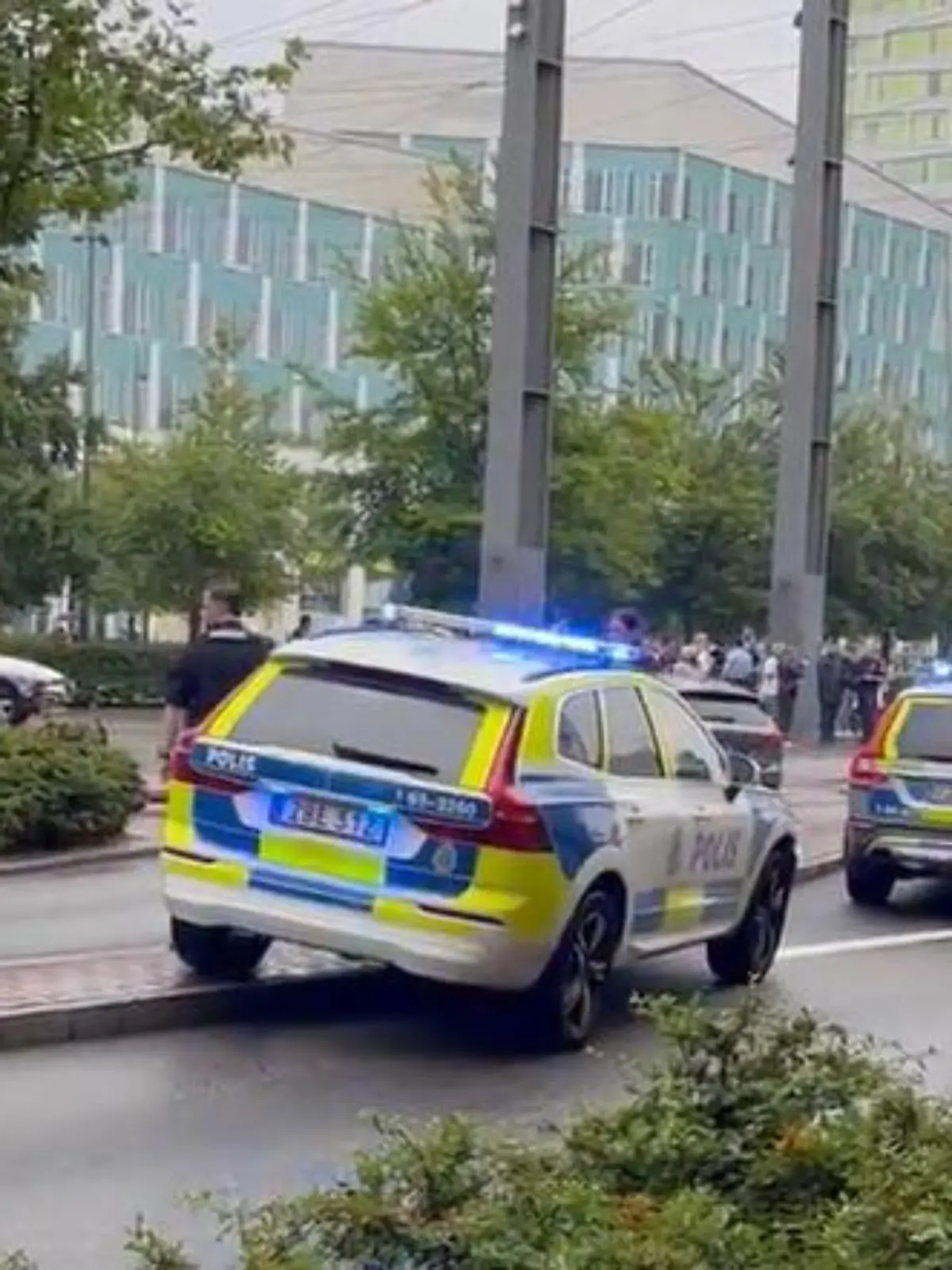Die Polizei war mit einem Großaufgebot vor Ort.