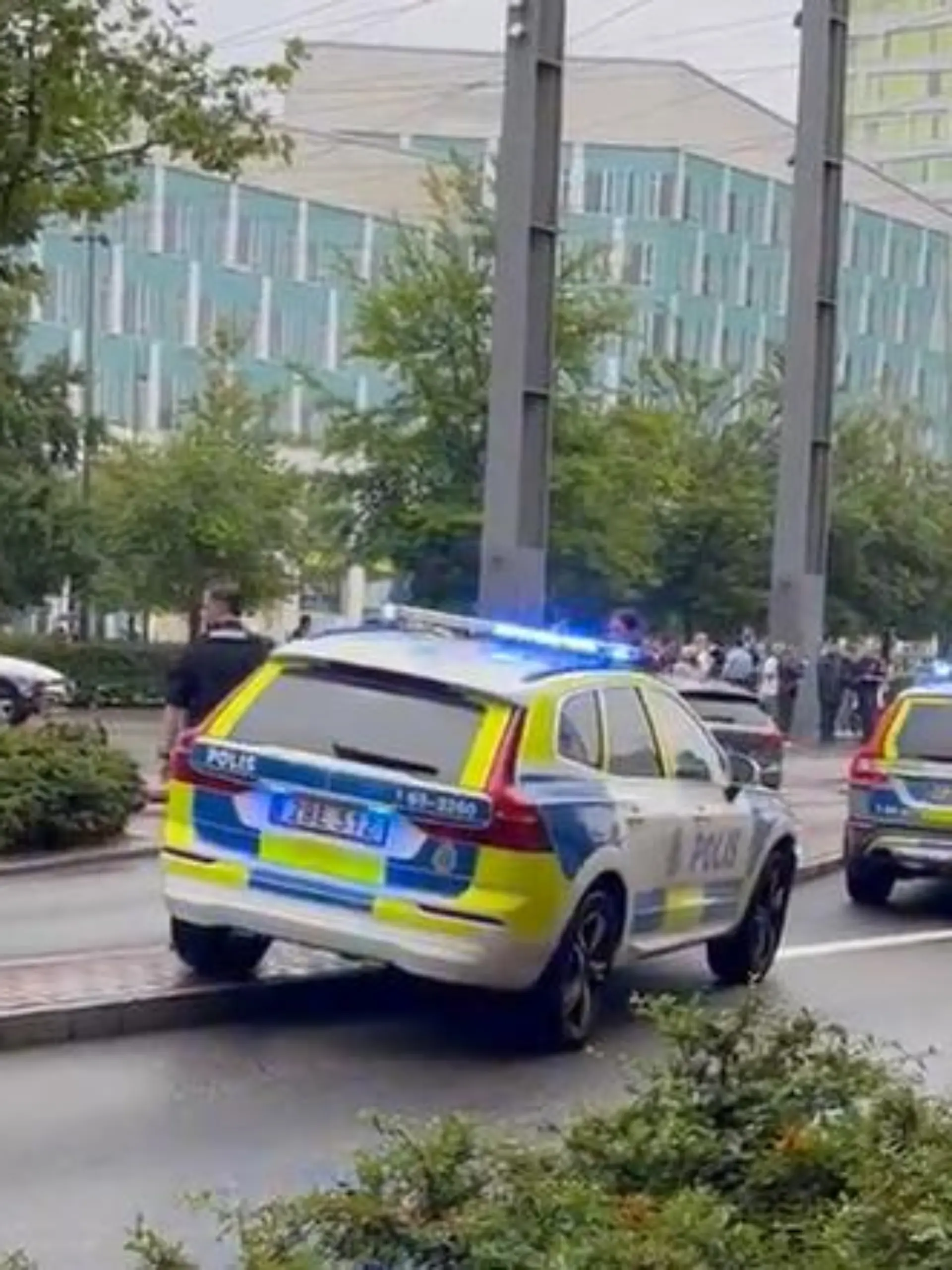 Die Polizei war mit einem Großaufgebot vor Ort.
