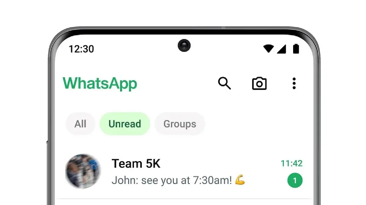 Mit den Buttons "Alle", "Ungelesen" und "Gruppen" soll es Usern künftig leichter gemacht werden, ihre WhatsApp-Chats zu organisieren.
