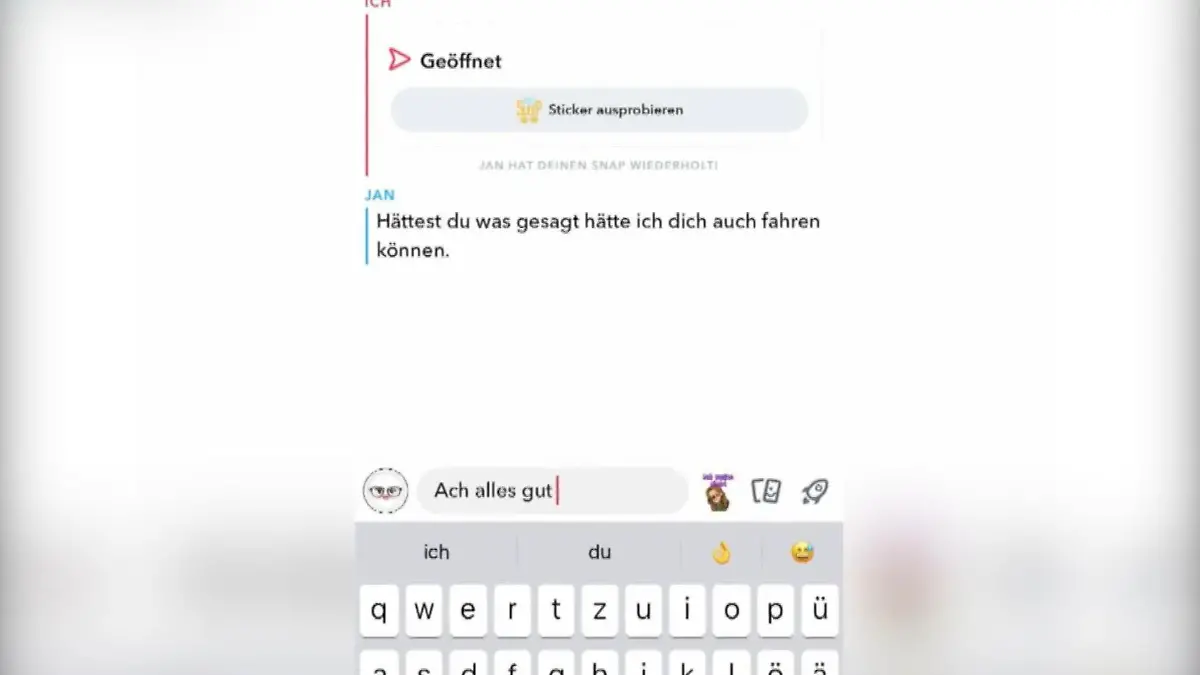 Sophie S. speicherte zahlreiche Screenshots aus Chats mit Jan Heiko P.