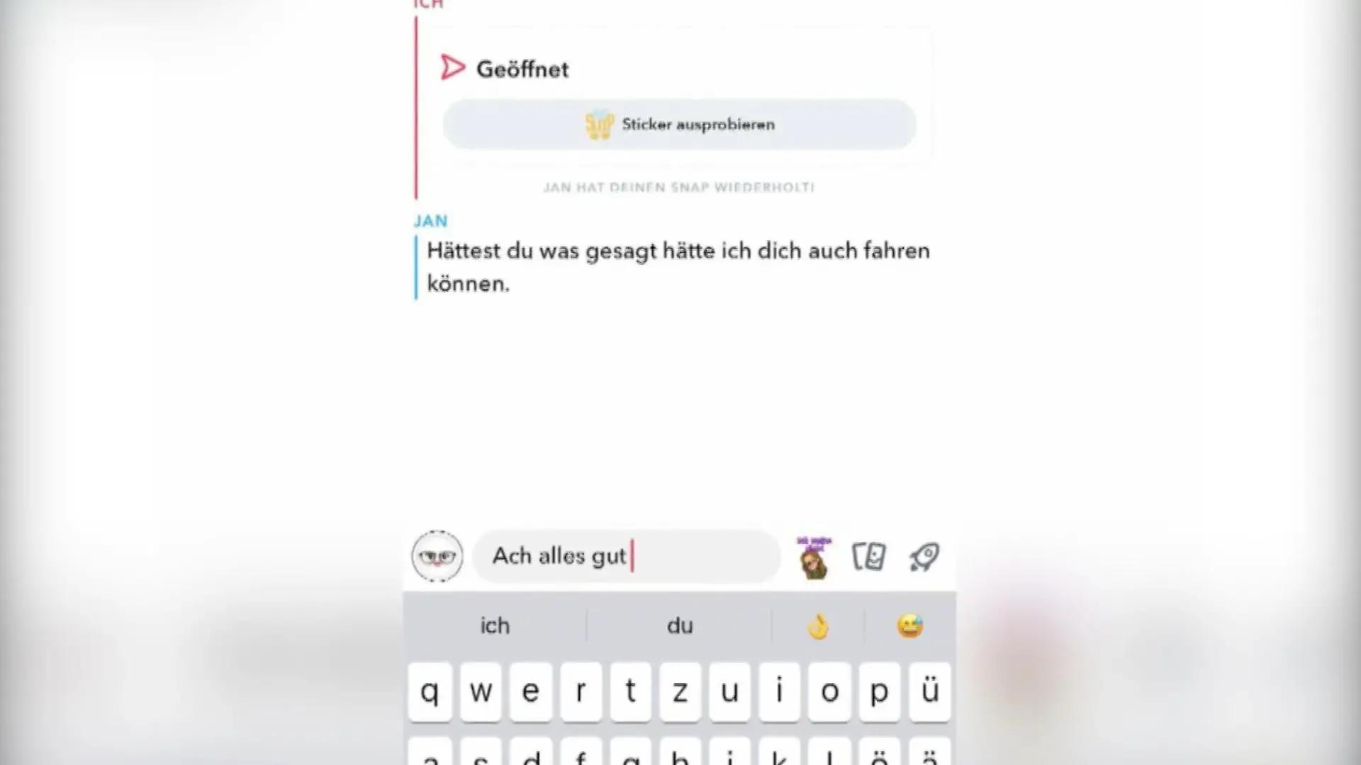 Sophie S. speicherte zahlreiche Screenshots aus Chats mit Jan Heiko P.