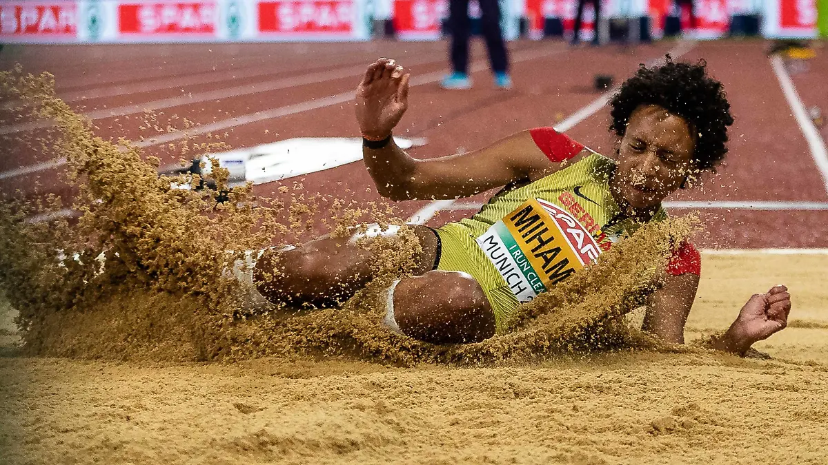  Malaika Mihambo Weitsprung Frauen Finale GER, Athletics Leichtathletik, European Championships Munich 2022, 18.08.2022 Photo: Eibner/Roger Buerke GER, Athletics Leichtathletik, European Championships Munich 2022, 18.08.2022 Muenchen *** Malaika Mihambo Long Jump Women Final GER, Athletics Leichtathletik , European Championships Munich 2022, 18 08 2022 Photo Eibner Roger Buerke GER, Athletics Leichtathletik , European Championships Munich 2022, 18 08 2022 Muenchen Copyright: xEibner-Pressefoto/RogerxBuerkex EP_RBE