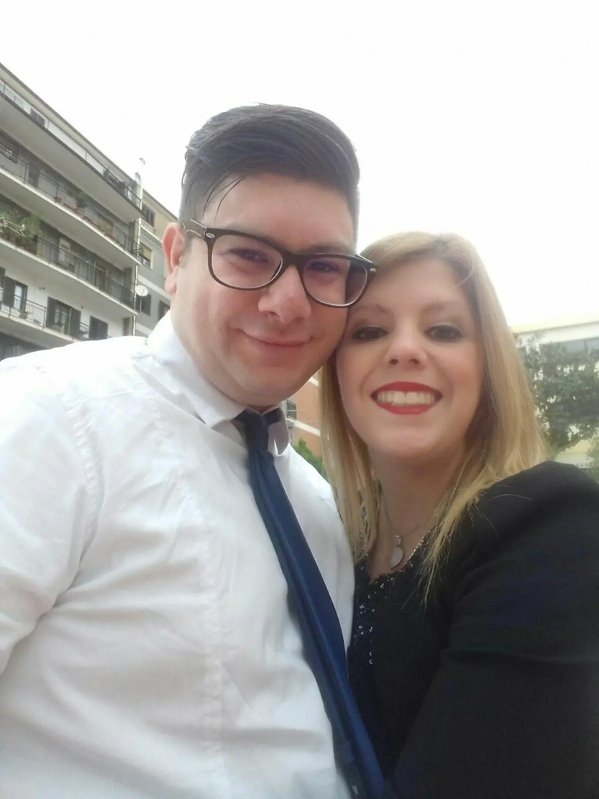 Giuseppe und seine Frau aus glücklichen Tagen