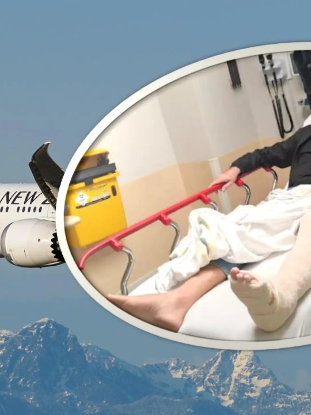 Niko (47) brach sich an Bord eines Flugzeugs das Bein – und musste sechseinhalb Stunden an Bord ausharren.