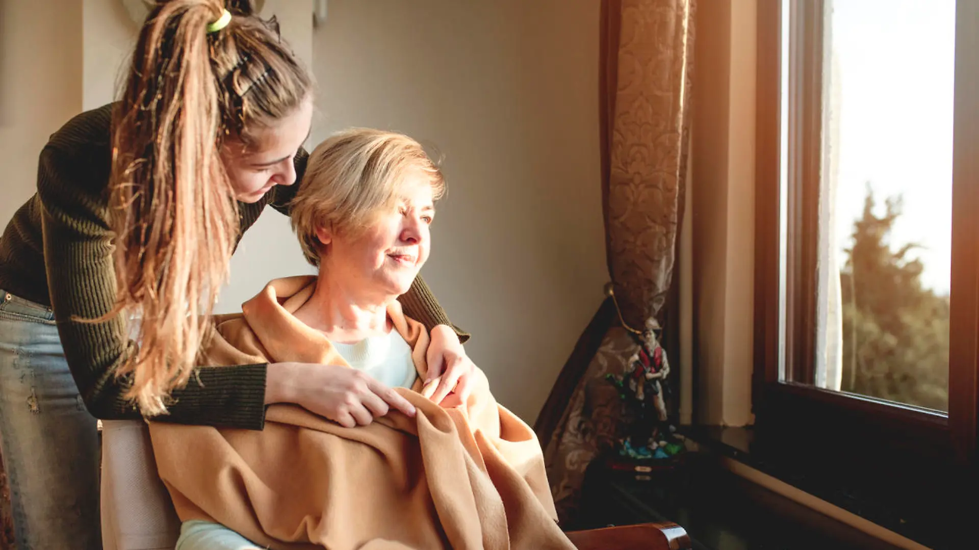 Elderly care old and young