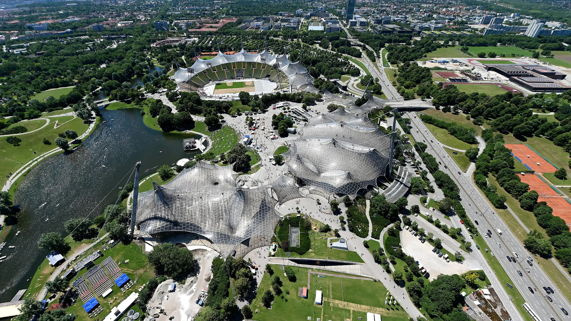 Olympiapark München, aufgenommen am 01.07.2022 in München.