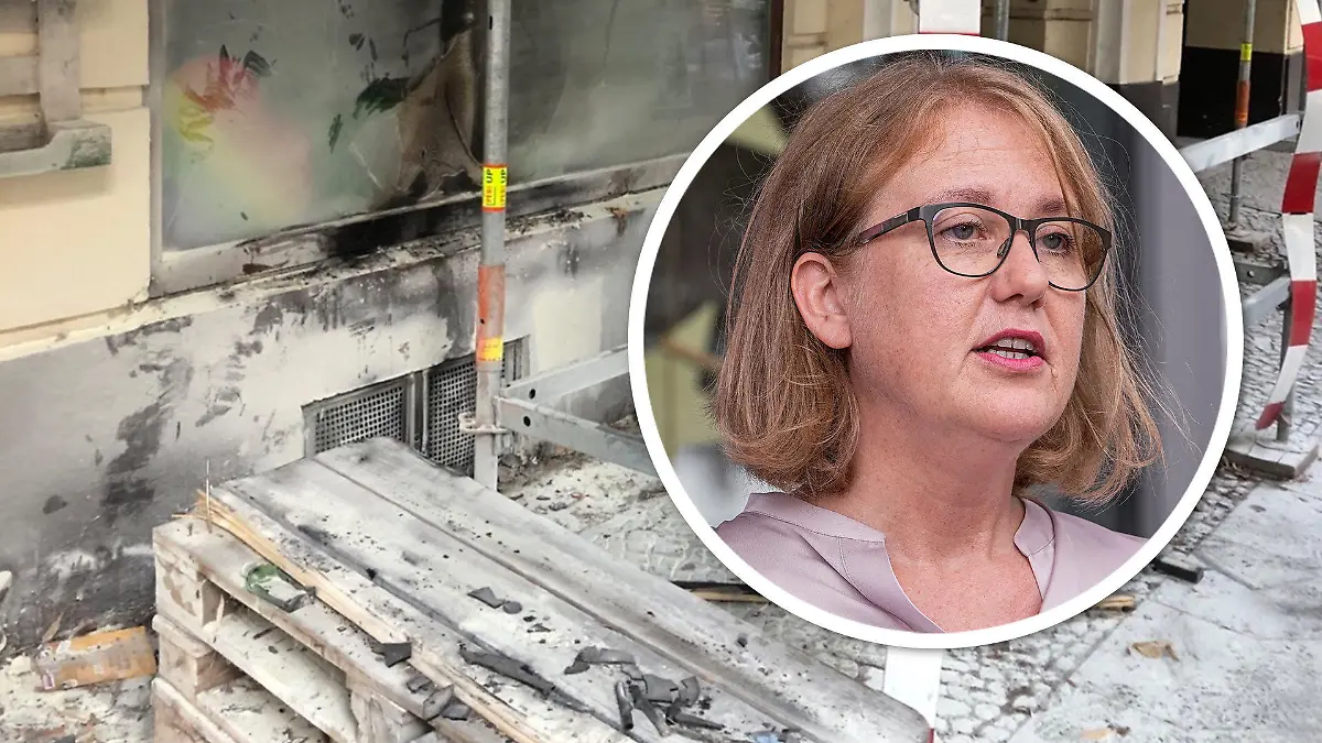 Lisa Paus (Grüne) ist nach dem Anschlag auf ihr Büro schockiert.