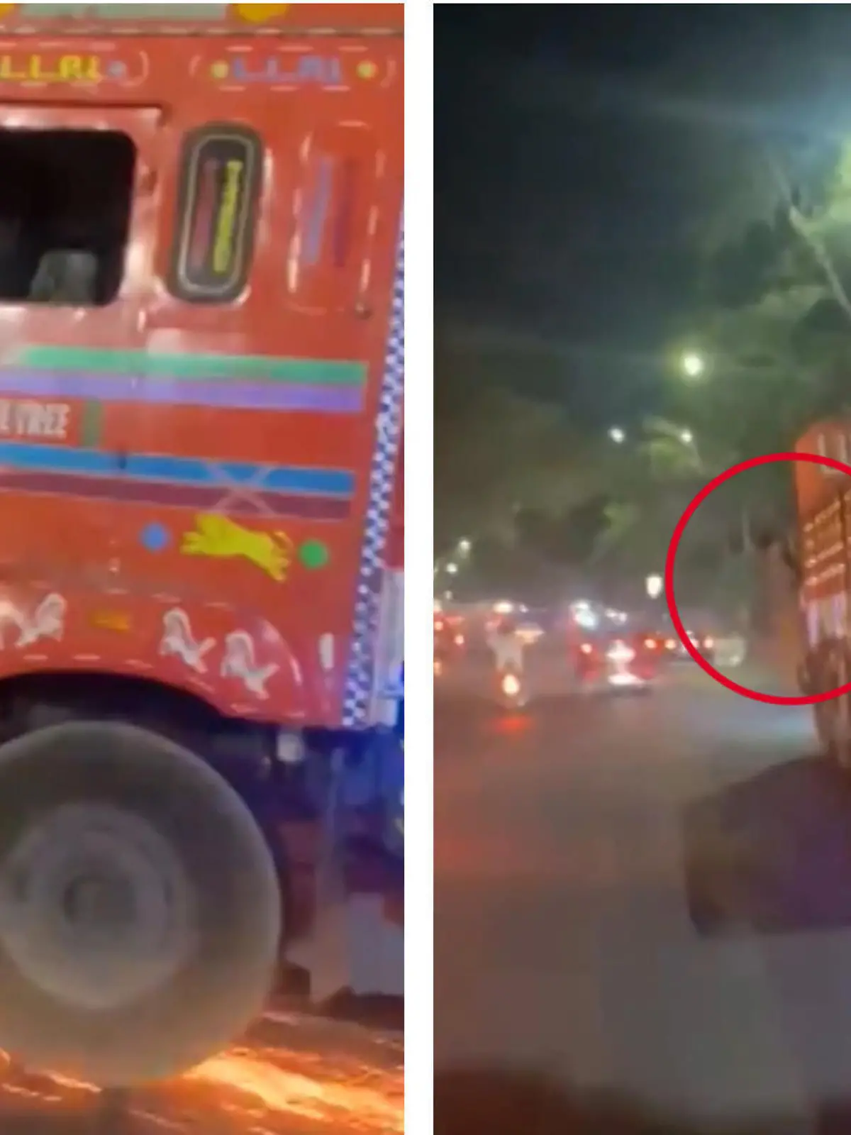 In Hyderabad in Indien sollen ein LKW und ein Roller zusammengestoßen sein. Statt den Unfall zu klären, sei der Lastwagenfahrer einfach weitergefahren. Dann klammert sich der Rollerfahrer namens Majid an die Tür des fahrenden LKWs – doch der hält nicht an.