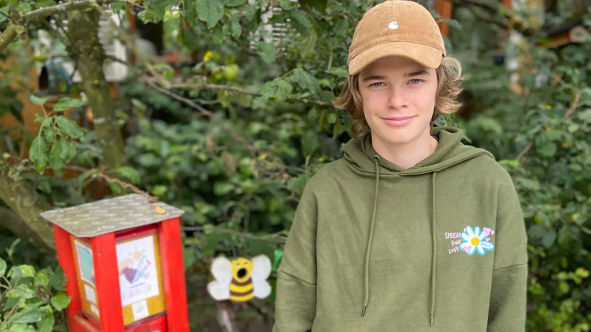Jonte Mai (16) hat für sein Projekt Naturschutz2go schon einige Auszeichnungen und Preise bekommen.