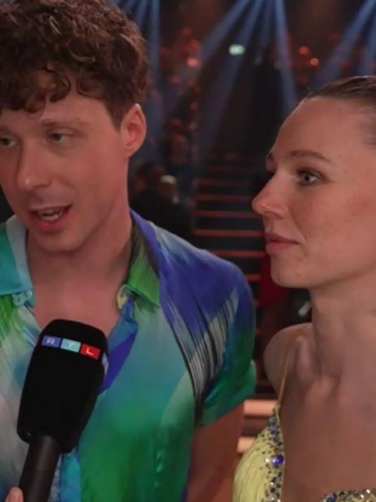 Valentin Lusin und Ann-Kathrin Bendixen im RTL-Interview.