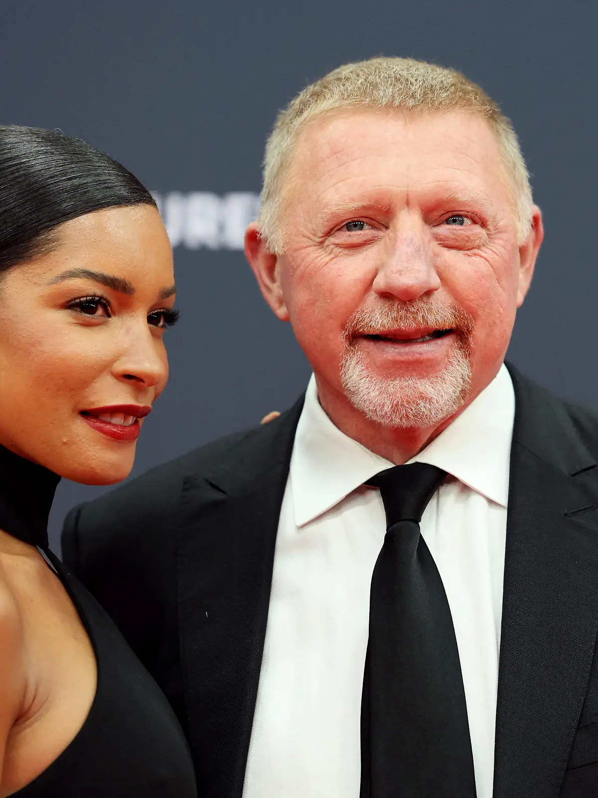 Lilian de Carvalho Monteiro und Boris Becker gemeinsam auf dem roten Teppich der Laureus World Sports Awards.