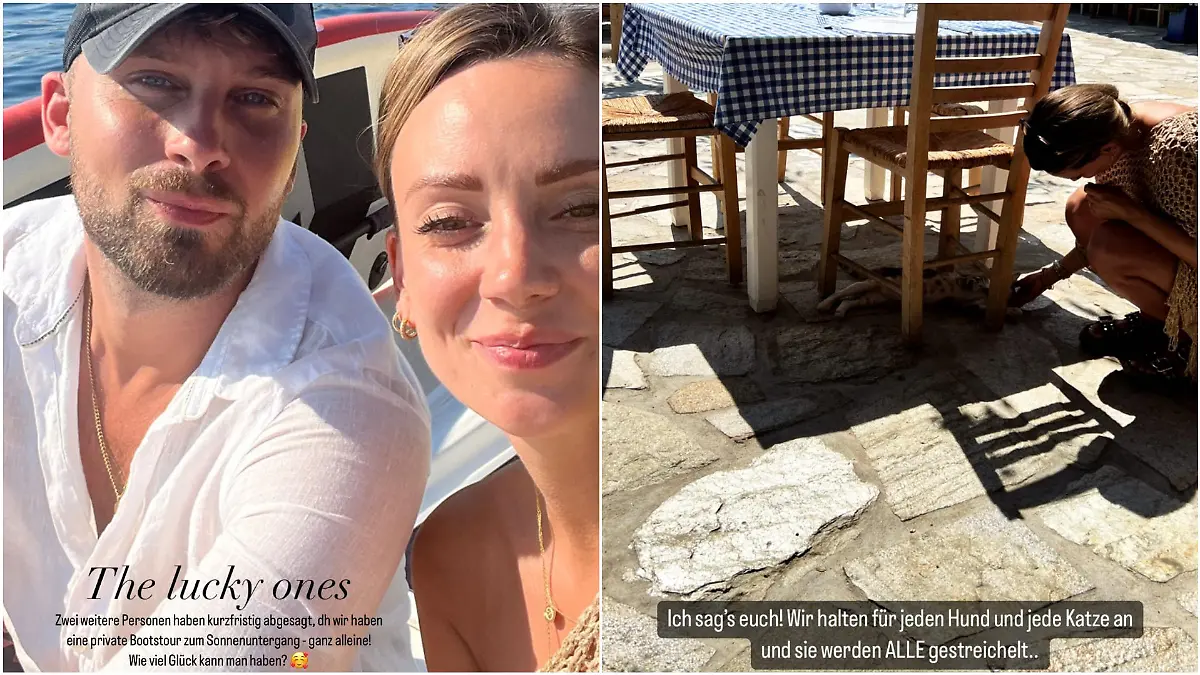 Auf Instagram zeigen Dominik und Anna ihren Fans Urlaubs-Einblicke