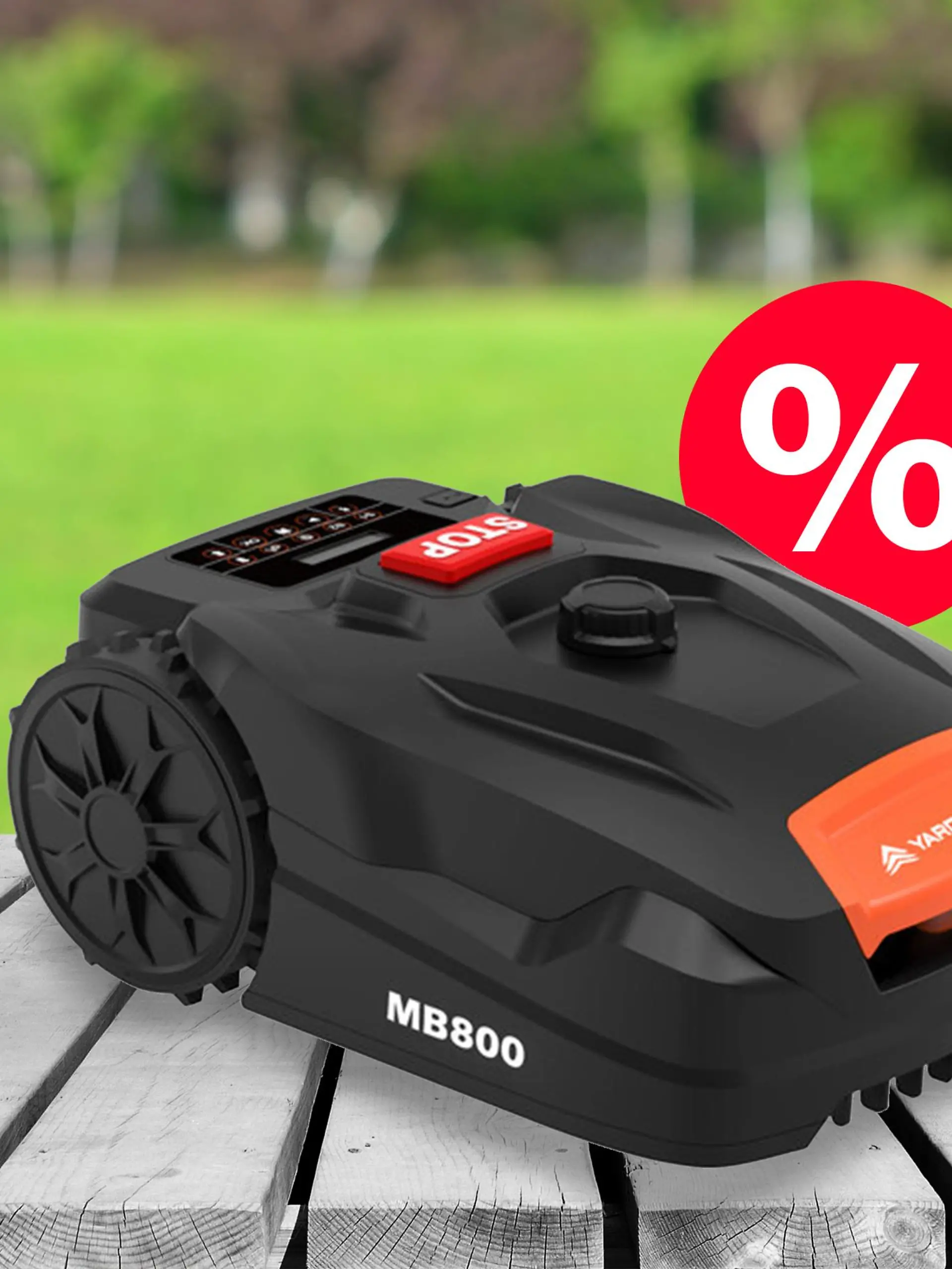 Mähroboter bei Aldi im Angebot.