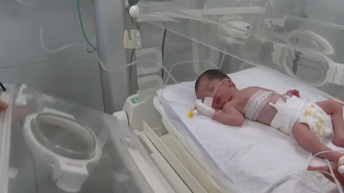 Baby Gaza Notkaiserschnitt 