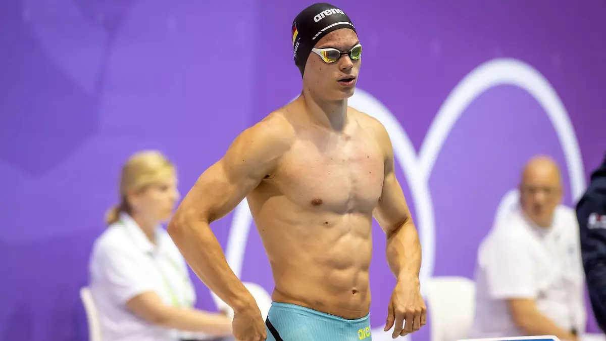 Para-Schwimmer Taliso Engel.