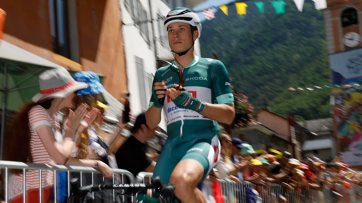ROT // Jasper Philipsen (Belgien / Team Alpecin Deceuninck) - Tour de France 2023 - 18. Etappe Moutiers - Bourg-en-Bresse - TourDeFrance - TdF -