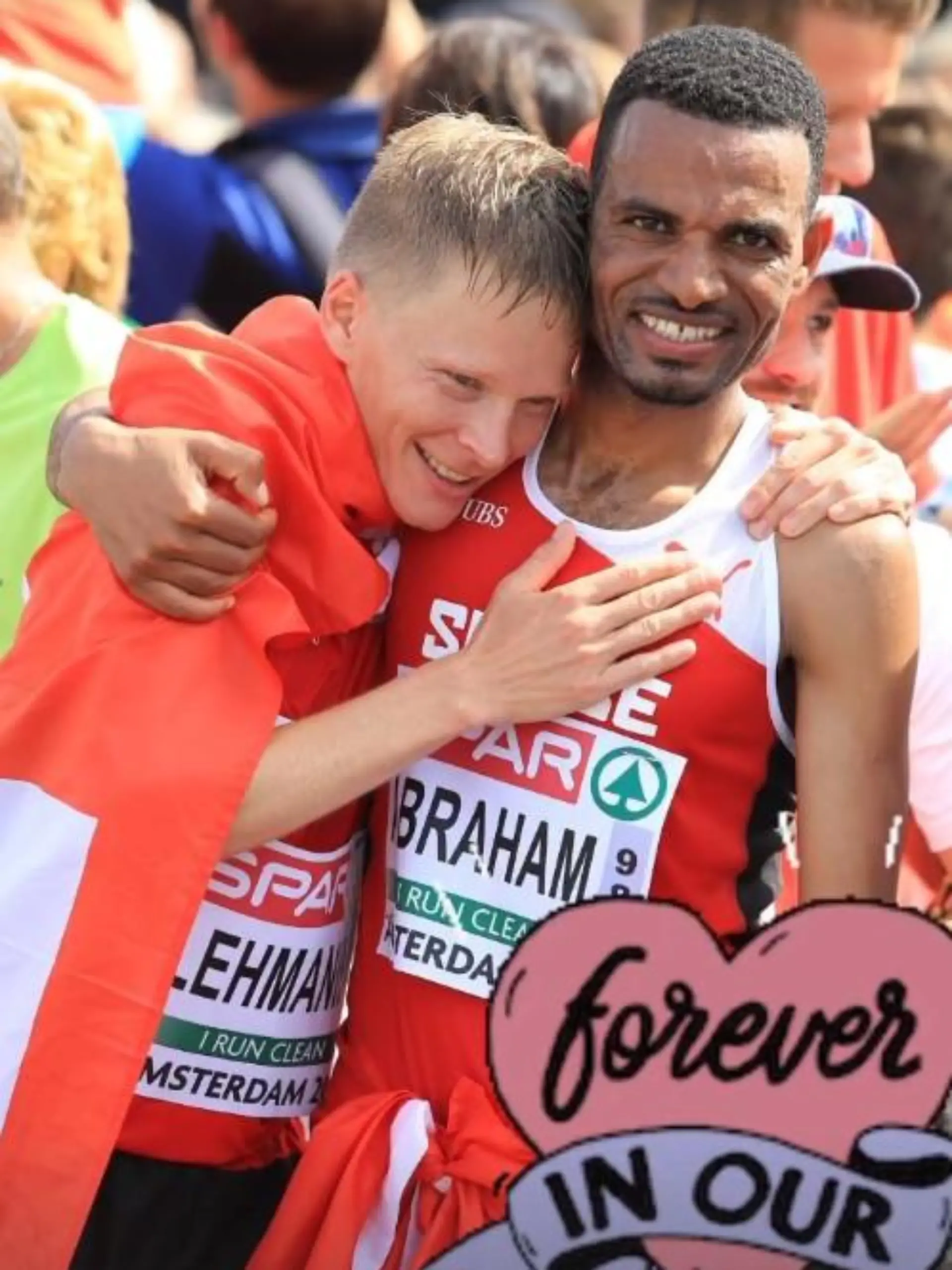 Der Marathon-Rekordhalter Tadesse Abraham aus der Schweiz trauert um seinen toten Teamkollegen Adrian Lehmann.