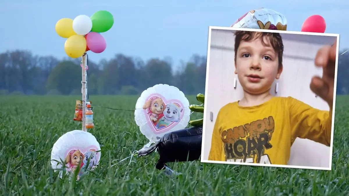 Arian soll mit Luftballons angelockt werden