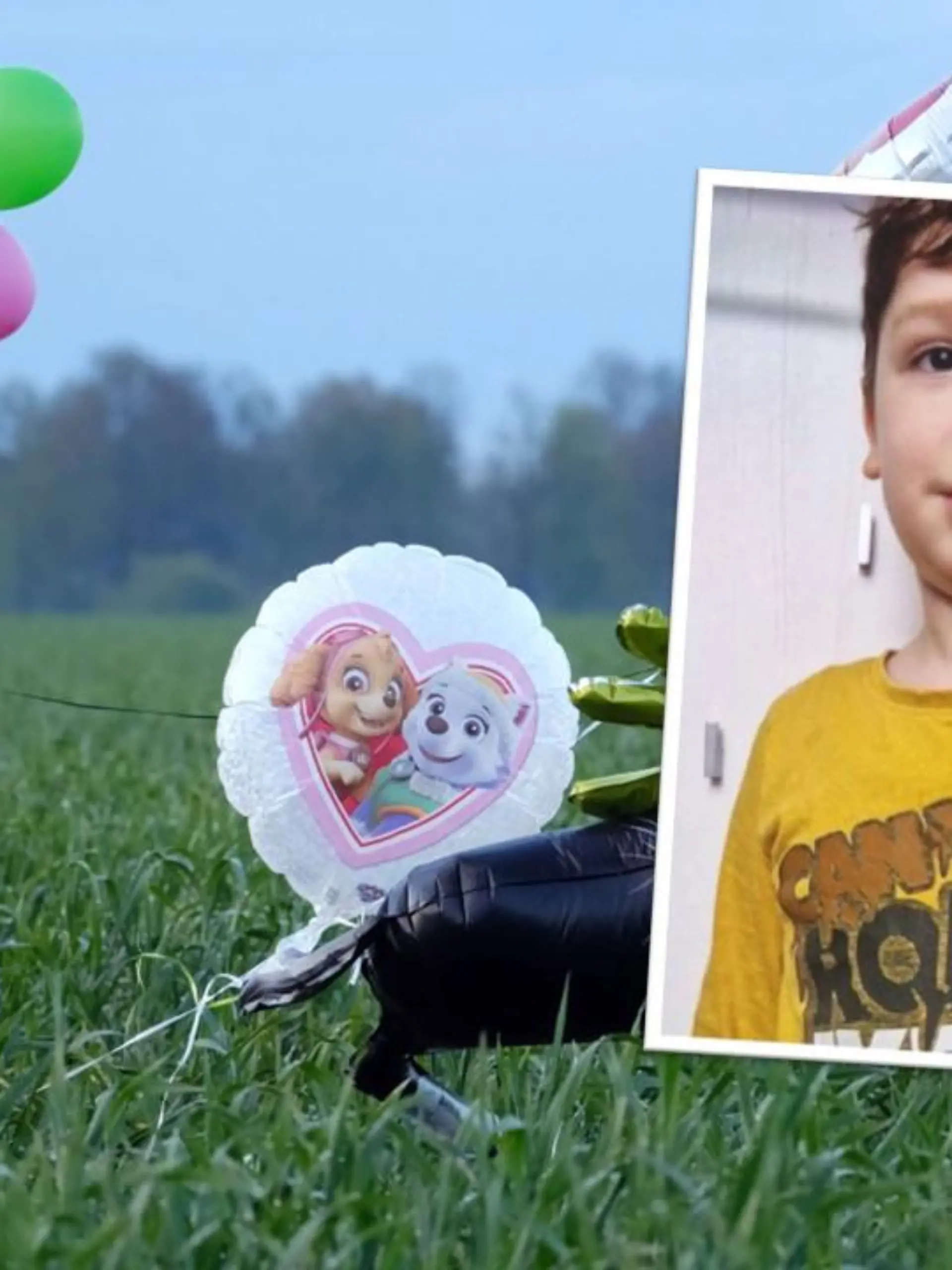Arian soll mit Luftballons angelockt werden