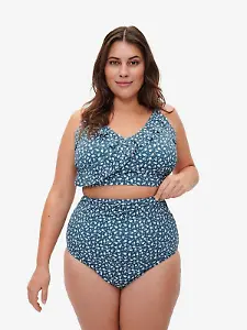 Hochgeschnittene Bikinihose