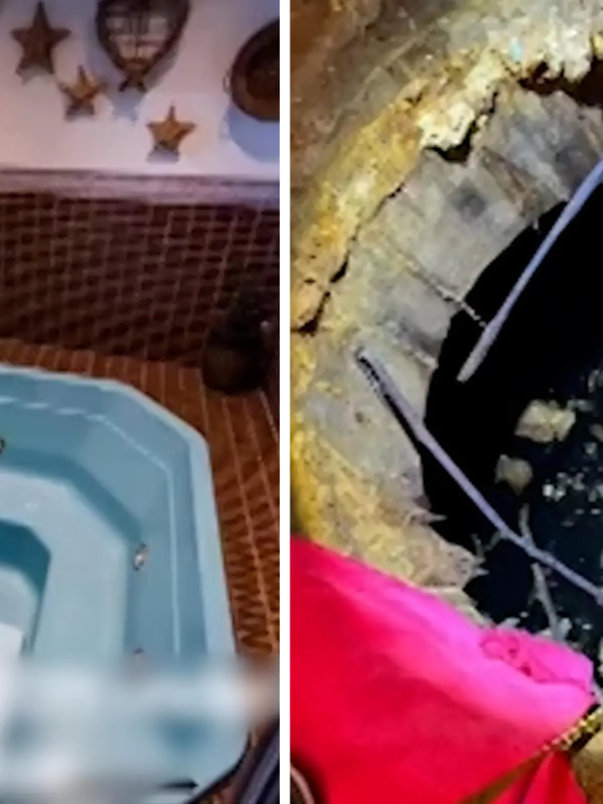 Ein Wasserbecken unter ihrem Wohnzimmer mit einem geheimen Tunnel.

Für manche klingt das wie der perfekte Einstieg eines Horrofilms, bei Hayley und Travor führt das aber zu der Entdeckungsreise ihres Lebens. Denn nicht nur die Tatsache, dass die beiden einen Whirlpool im Wohnzimmer haben ist kurios, bei Umbauarbeiten stoßen sie auf ein Loch, was sich darunter verbirgt. Mit ihrer Taucherausrüstung bewaffnet erkunden sie das, was sich unter ihrem Haus verbirgt. Dabei stoßen sie unter Wasser nicht nur auf einen mysteriösen Tunnel. Was die beiden dort zu sehen bekommen, seht ihr im Video.