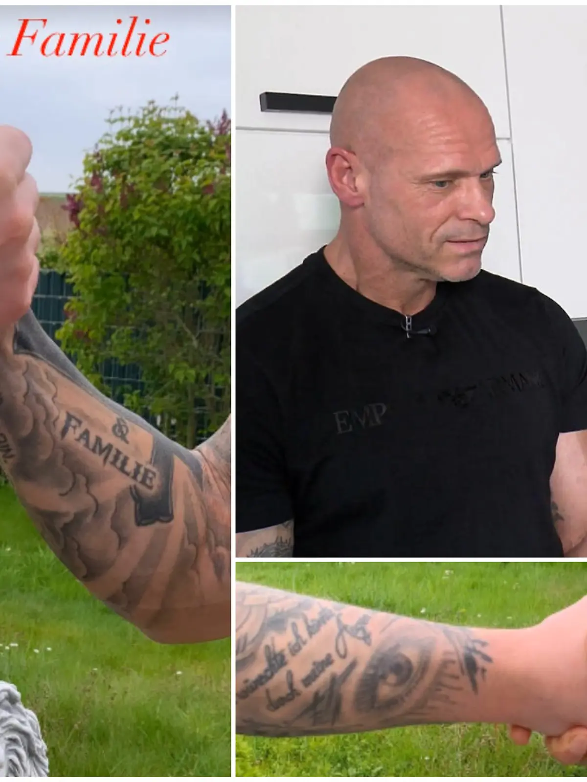 Wieder vertragen! Thorsten Legat reicht Sohnemann Nico die Hand.