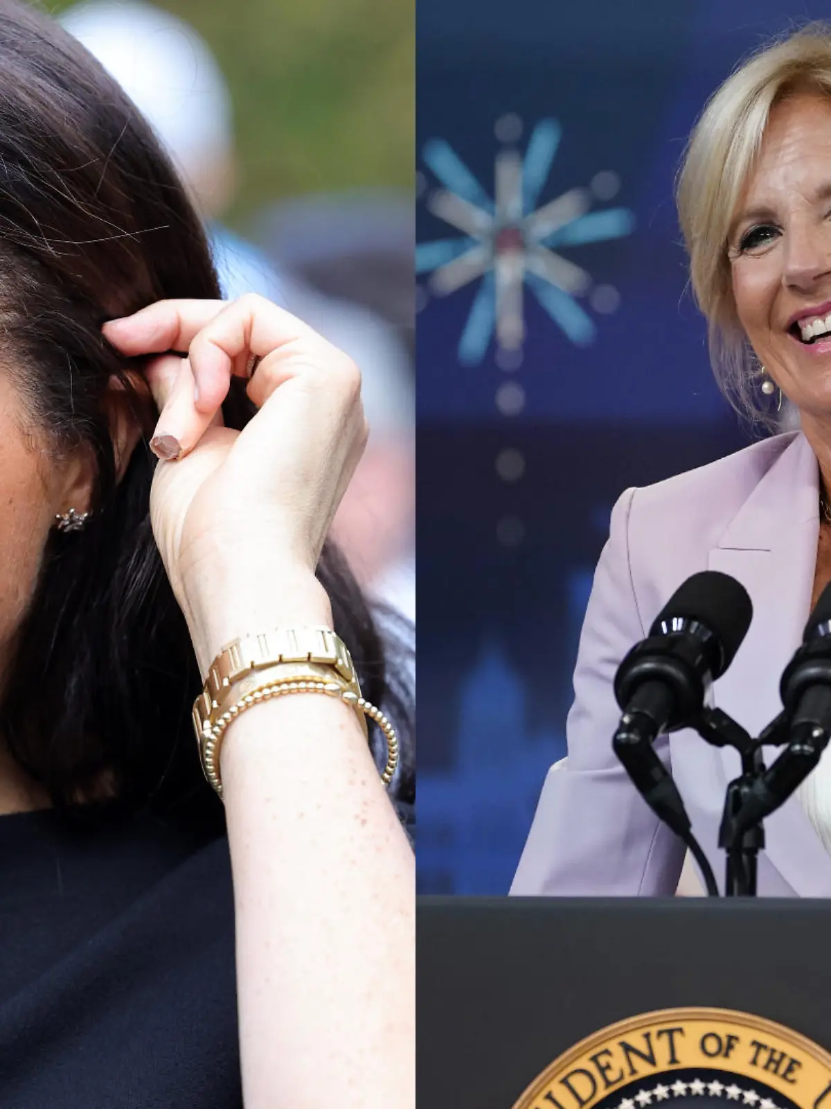 Herzogin Meghan und Jill Biden