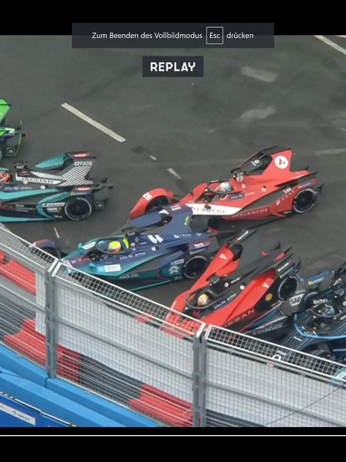 Crash in der Formel E