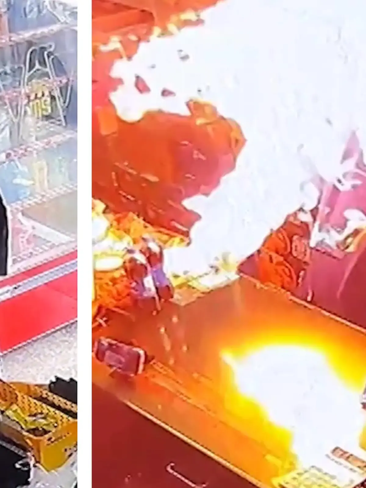 Als ein Mann in China versucht sich eine Zigarette anzuzünden, geht sein Feuerzeug plötzlich in Flammen auf. Wie er mit dem Flammenausbruch umgeht und was dazu geführt hat, erfahrt ihr im Video.