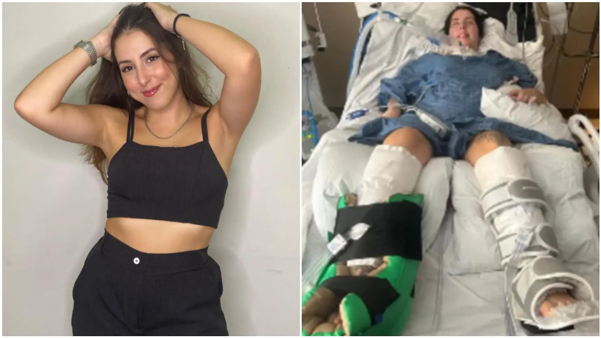 Claudia de Albuquerque Celada (23) erkrankte schwer an Botulismus, einer seltenen bakteriellen Infektion.