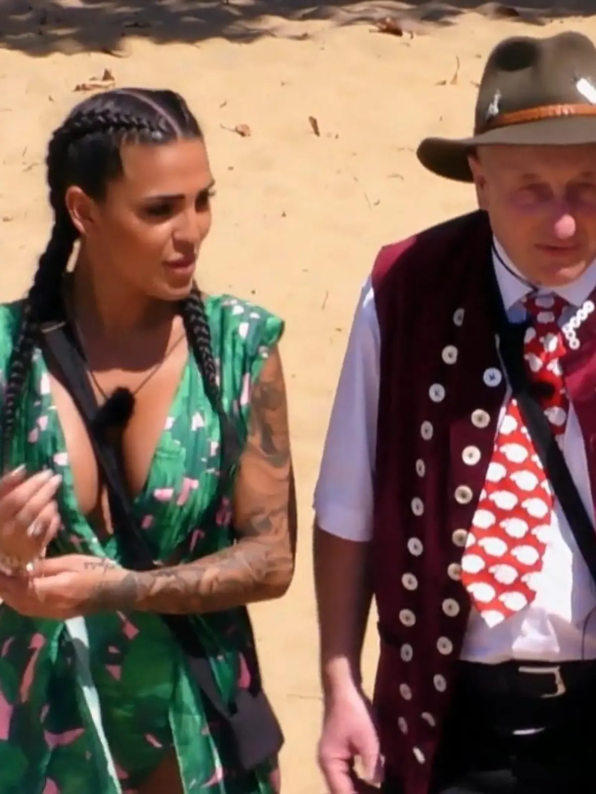 Elena Miras und Schäfer Heinrich beim "Kampf der Realitystars".