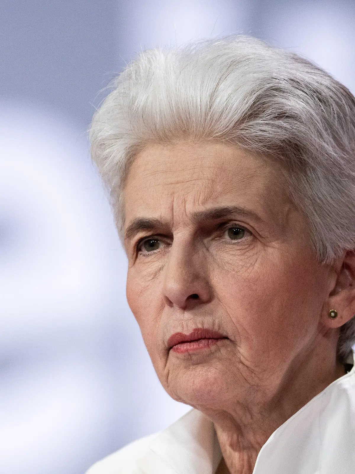 27.04.2024, Berlin: Marie-Agnes Strack-Zimmermann, FDP-Spitzenkandidatin zur Europawahl, nimmt am 75. Ordentlichen Bundesparteitag der FDP teil. (zu dpa: «Kein Bruch: FDP will Ampel-Kurs aber ganz auf Wirtschaftswende trimmen») Foto: Hannes P Albert/dpa +++ dpa-Bildfunk +++