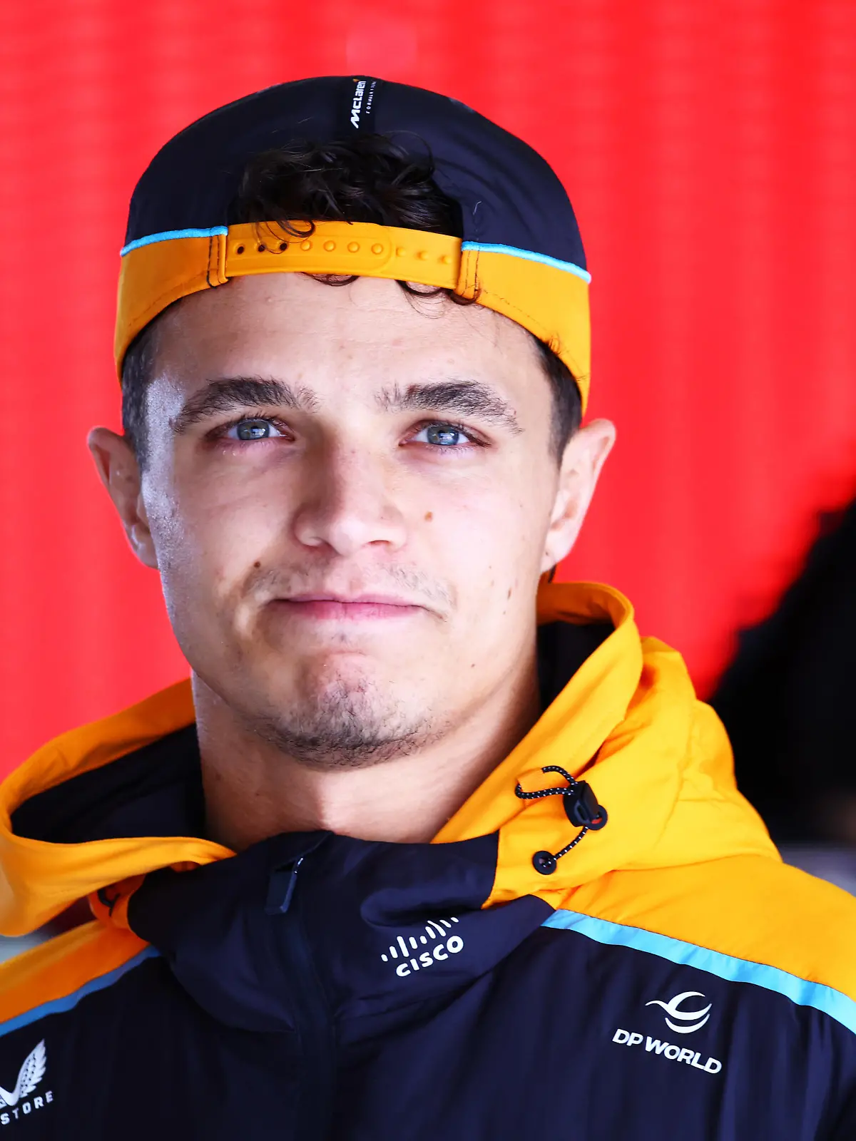SHANGHAI, CHINA - APRIL 21: Lando Norris of Great Britain and McLaren looks on during drivers parade prior to the F1 Grand Prix of China at Shanghai International Circuit on April 21, 2024 in Shanghai, China. (Photo by Mark Thompson/Getty Images)