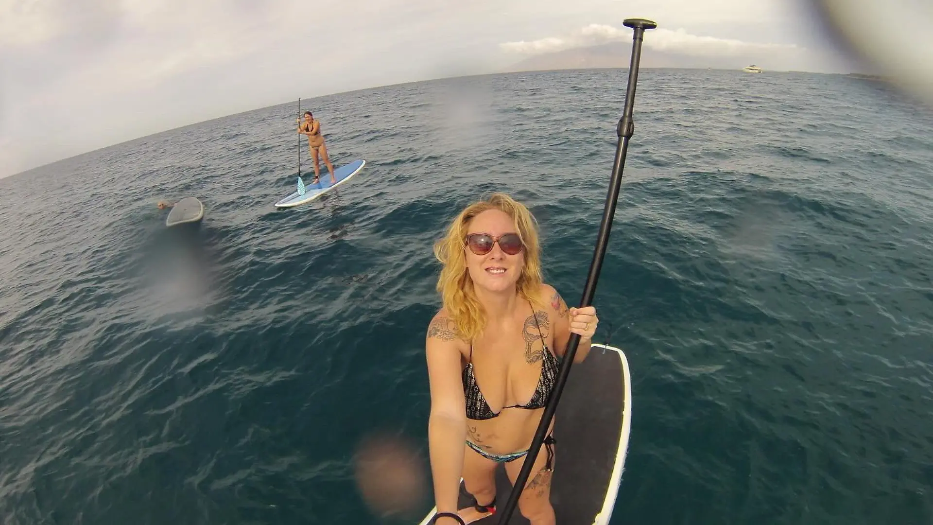 SONDERKONDITIONEN: PREISABSPRACHE! *EXCLUSIVE*
Diver and content creator Brittany Ziegler, 34, who lives in Maui, Hawaii. A video shows the heartbreaking moment a turtle swims over to a diver- and spits out a piece of plastic. The video was filmed by diver and content creator Brittany Ziegler, 34, whilst live streaming on a plastic clear-up on 21st April to celebrate World Earth Day in Oahu, Hawaii. The green sea turtle approaches the camera and starts to gag before spitting out a piece of clear plastic as Brittany can be heard saying: "Oh my gosh she just spit out plastic, No!" Brittany, who lives in Maui, Hawaii, said: "We were on Oahu for a weekend pledge against plastics- so it was ironic that we captured that awful footage of the turtle on that day. / action press