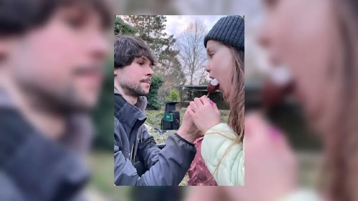 Christopher mit der kleinen Rosalie (8).