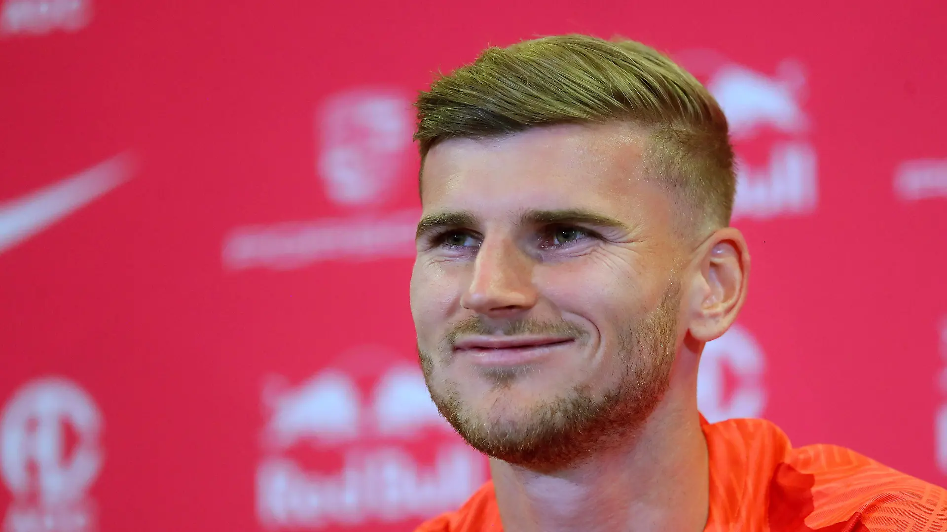 RB Leipzig - Timo Werner / 10.08.2022 Leipzig, 10.08.2022, RBL Fussballakademie, Fussball, 1. Bundesliga , RB Leipzig - Pressekonferenz , Im Bild: Timo Werner, Neuzugang / Rückkehrer von FC Chelsea. , *** RB Leipzig Timo Werner 10 08 2022 Leipzig, 10 08 2022, RBL football academy, football, 1 Bundesliga , RB Leipzig press conference , In the picture Timo Werner, newcomer returnee from FC Chelsea ,