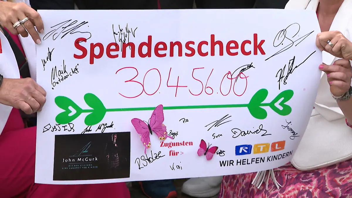 30.000 Euro beim Charity-Grillen in Osnabrück Danke an Gastgeber John McGurk