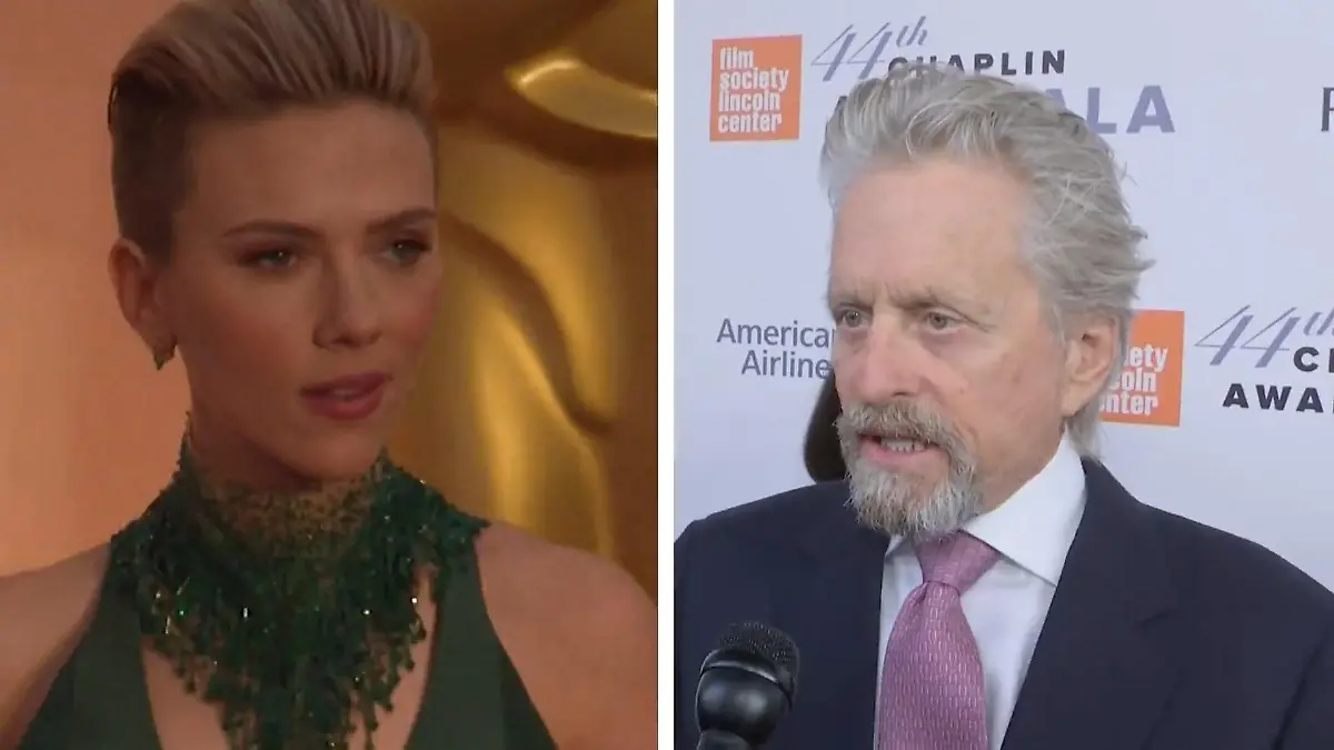 Scarlett Johansson und Michael Douglas haben Gemeinsamkeit Sind die Hollywood-Stars verwandt?