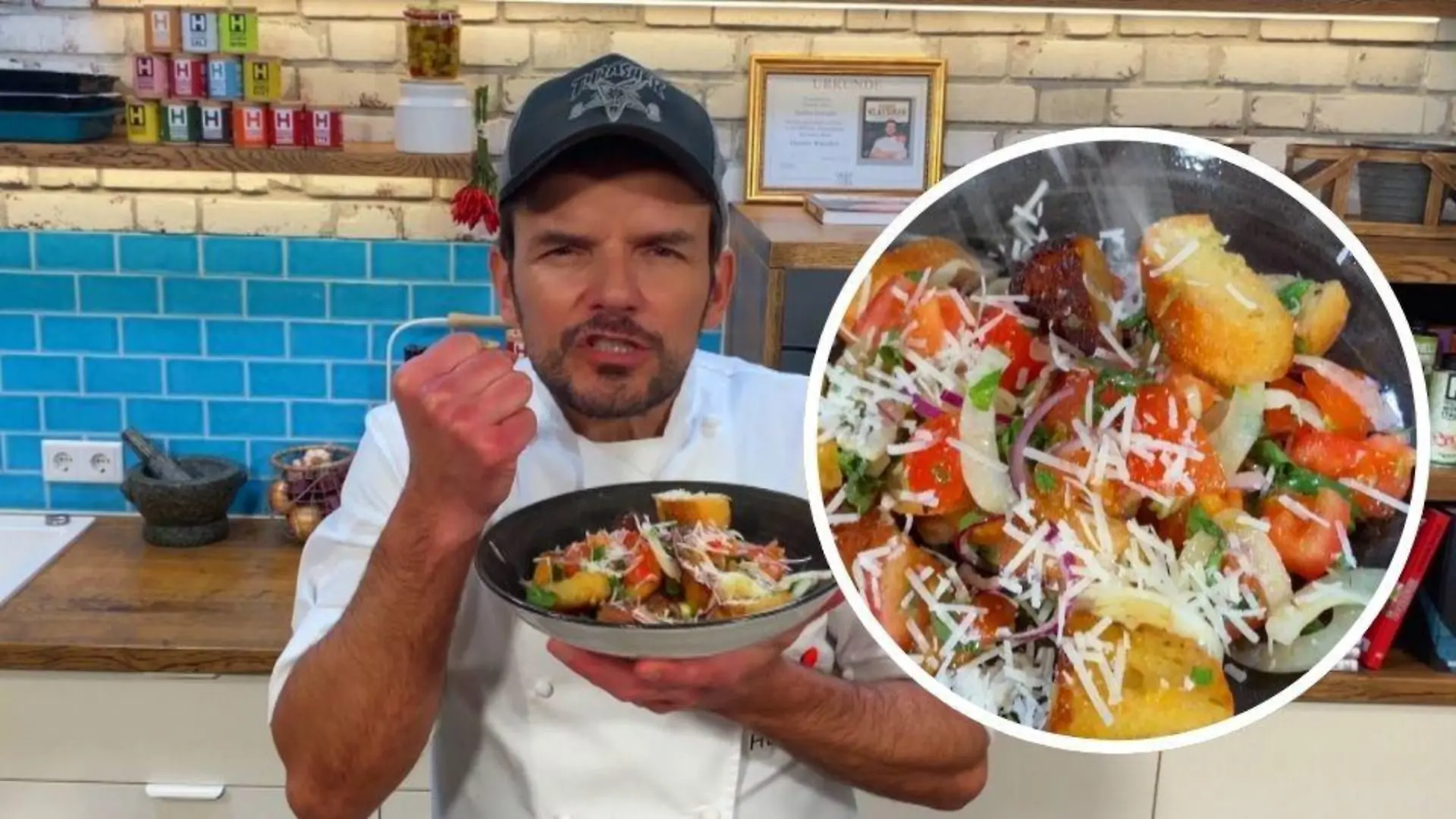 Tomaten-Brot-Salat - so schmeckt Italien! Hensslers schnelle Nummer