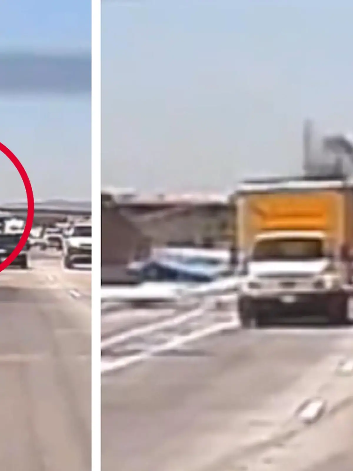 Ein heftiger Einschlag, Feuer und eine riesige Rauchwolke - nichts hier sieht danach aus: Es gibt keine Verletzten! Der Pilot landete heldenhaft auf dem vielbefahrenen Freeway, nachdem kurz zuvor offenbar der Motor des Kleinflugzeugs ausgefallen war.